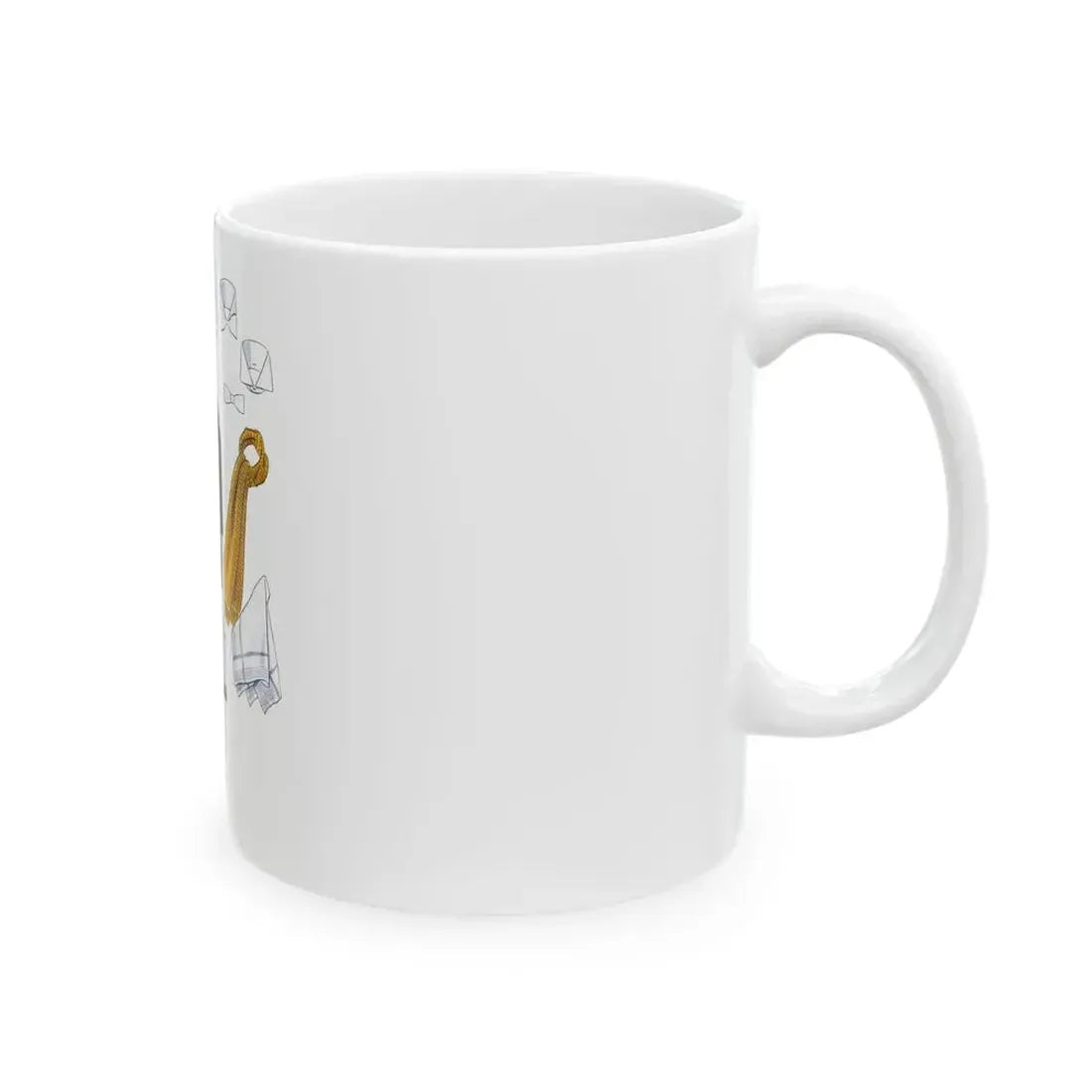 Esquire Fashion Illustration, January 1934 (3) - White Coffee Mug - Go Mug Yourself