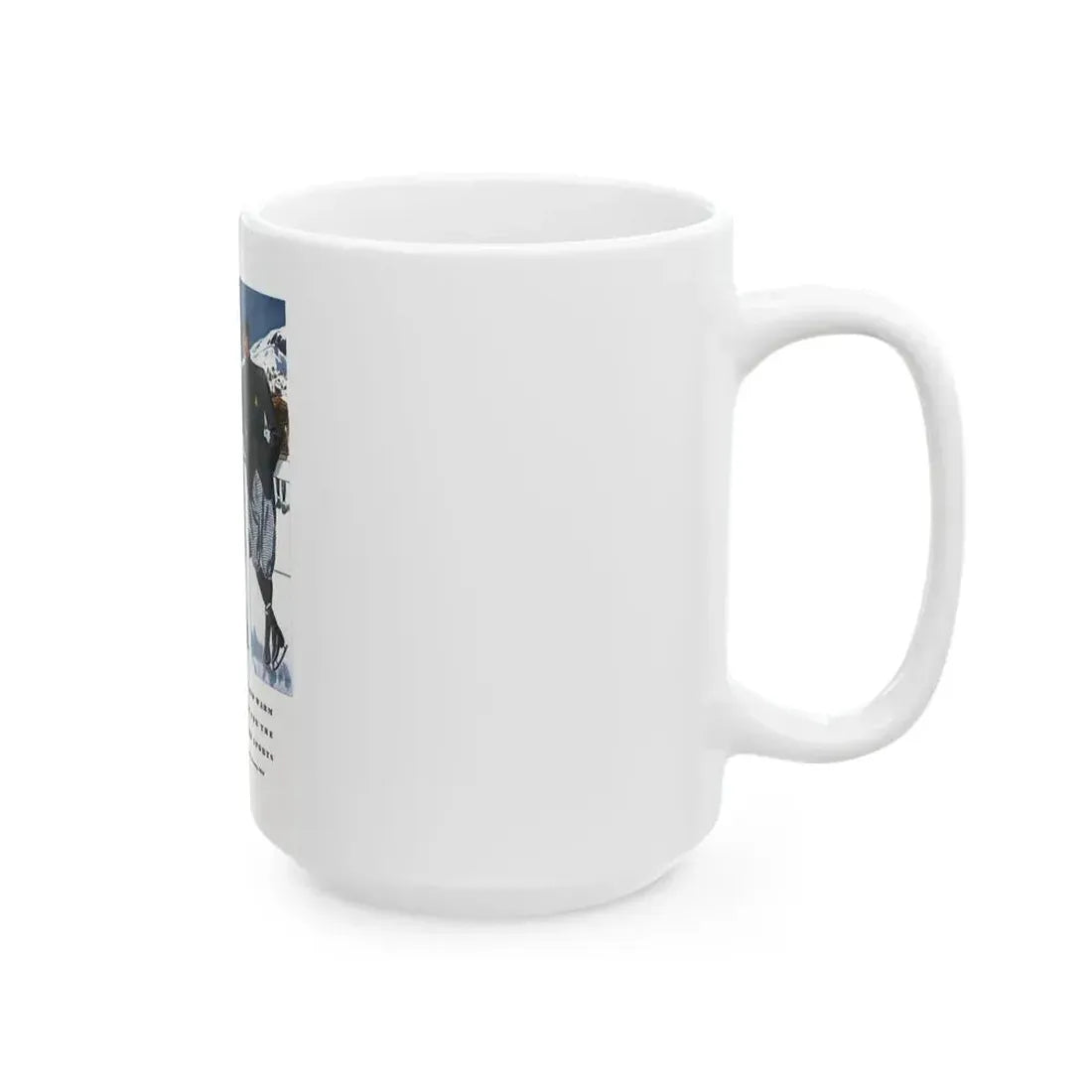 Esquire Fashion Illustration, January 1934 (4) - White Coffee Mug - Go Mug Yourself