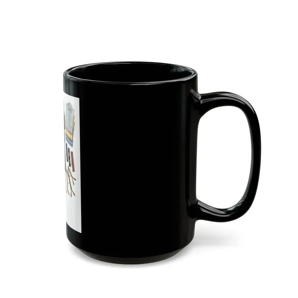 Esquire Fashion Illustration, January 1934 (5) - Black Coffee Mug - Go Mug Yourself