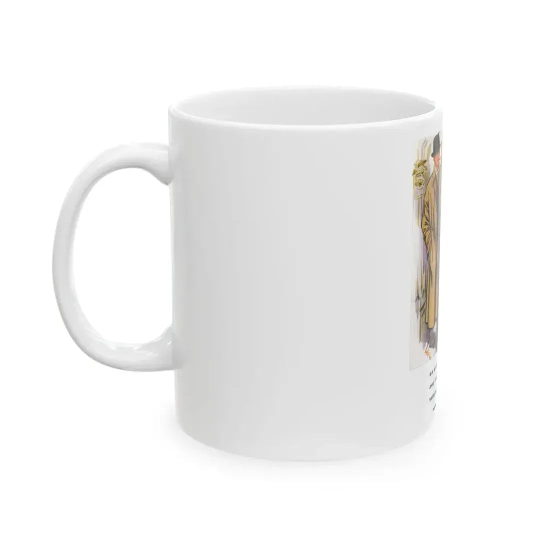 Esquire Fashion Illustration, January 1934 (5) - White Coffee Mug - Go Mug Yourself
