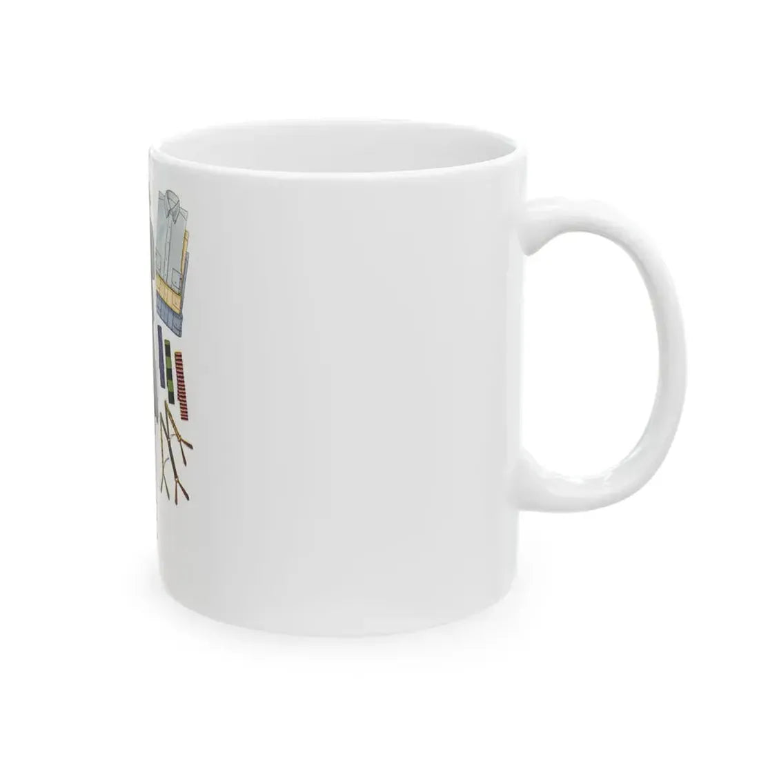 Esquire Fashion Illustration, January 1934 (5) - White Coffee Mug - Go Mug Yourself