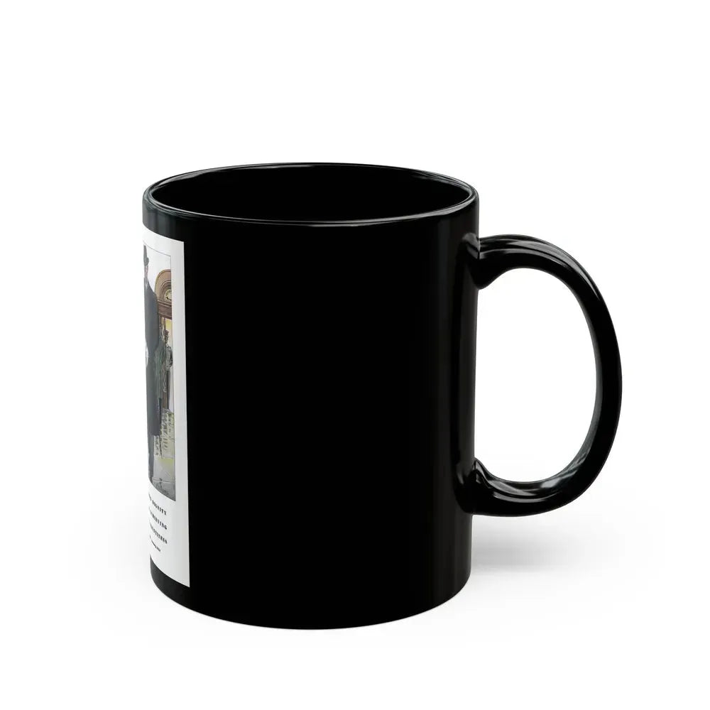 Esquire Fashion Illustration, January 1934 (6) - Black Coffee Mug - Go Mug Yourself