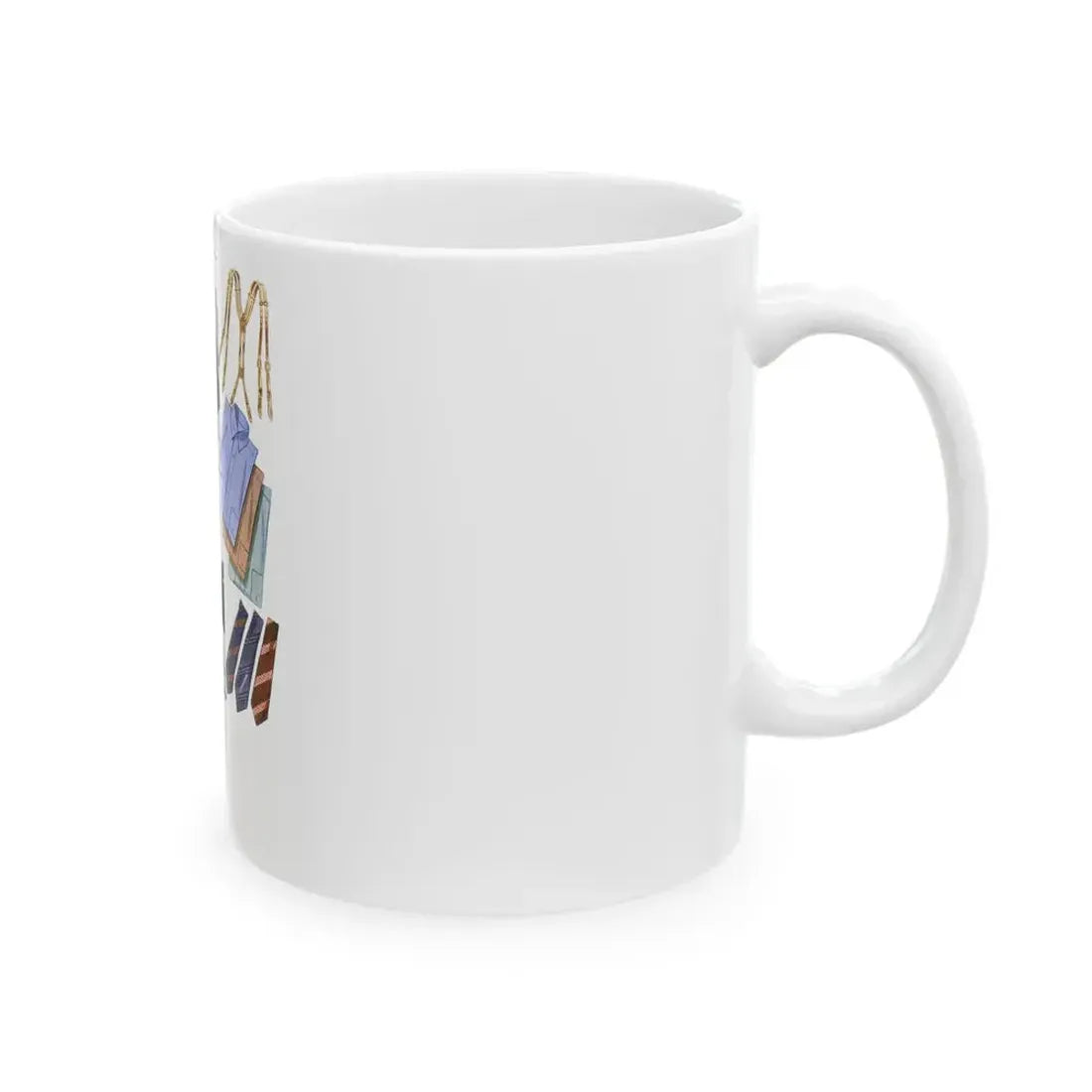 Esquire Fashion Illustration, January 1934 (7) - White Coffee Mug - Go Mug Yourself