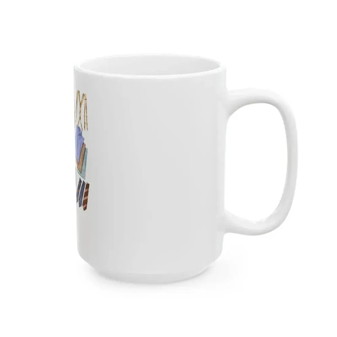 Esquire Fashion Illustration, January 1934 (7) - White Coffee Mug - Go Mug Yourself