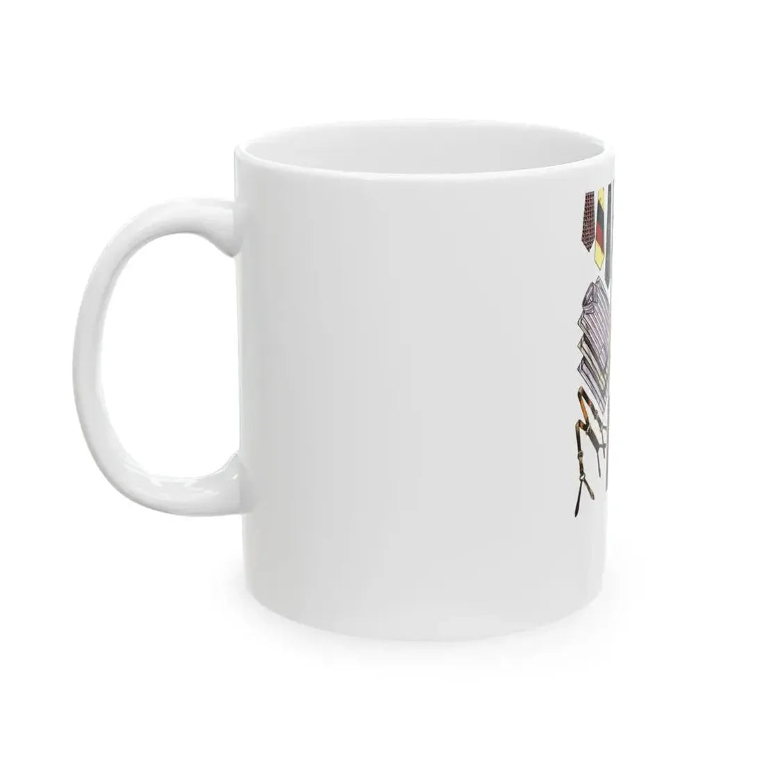Esquire Fashion Illustration, January 1934 (8) - White Coffee Mug - Go Mug Yourself