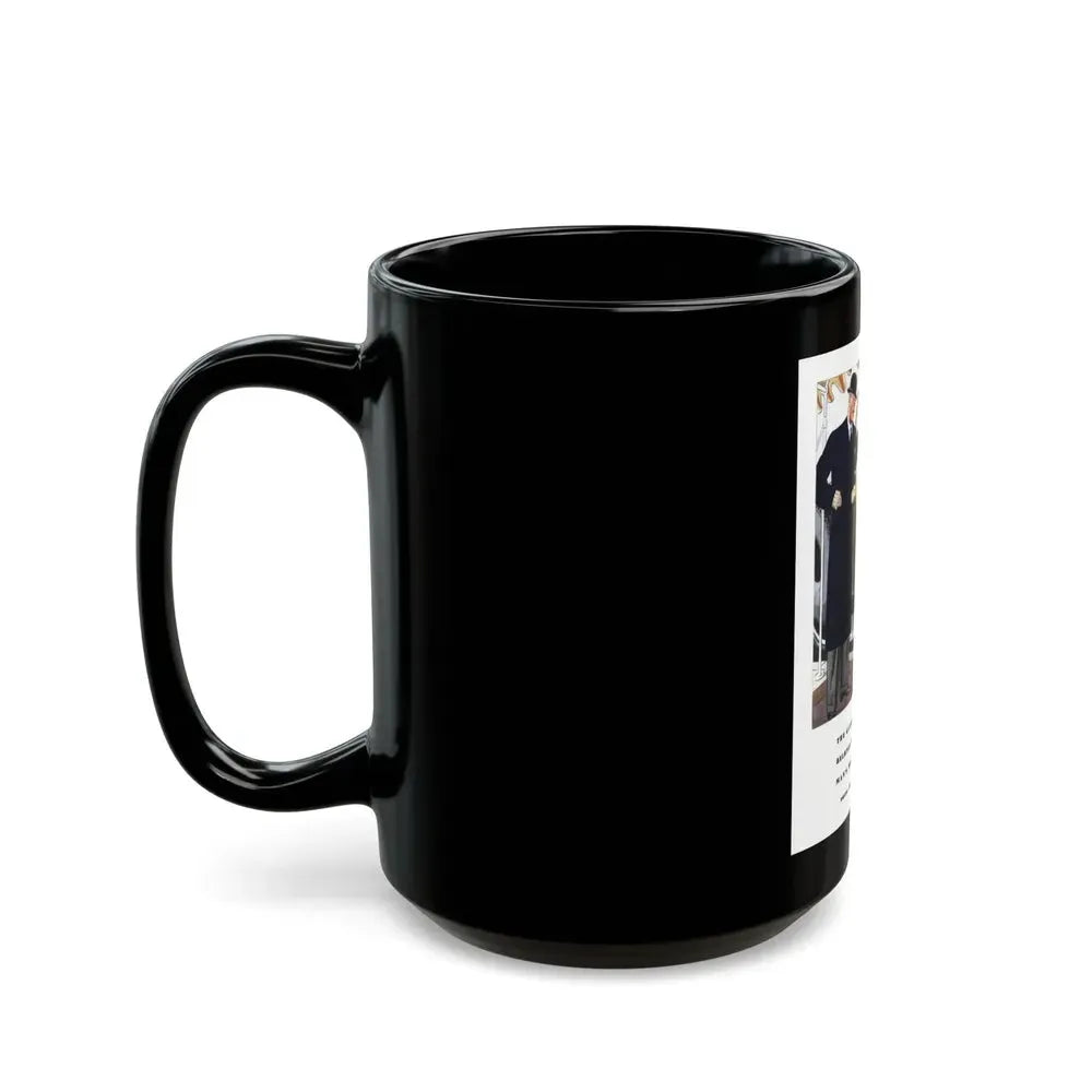 Esquire Fashion Illustration, January 1934 (9) - Black Coffee Mug - Go Mug Yourself
