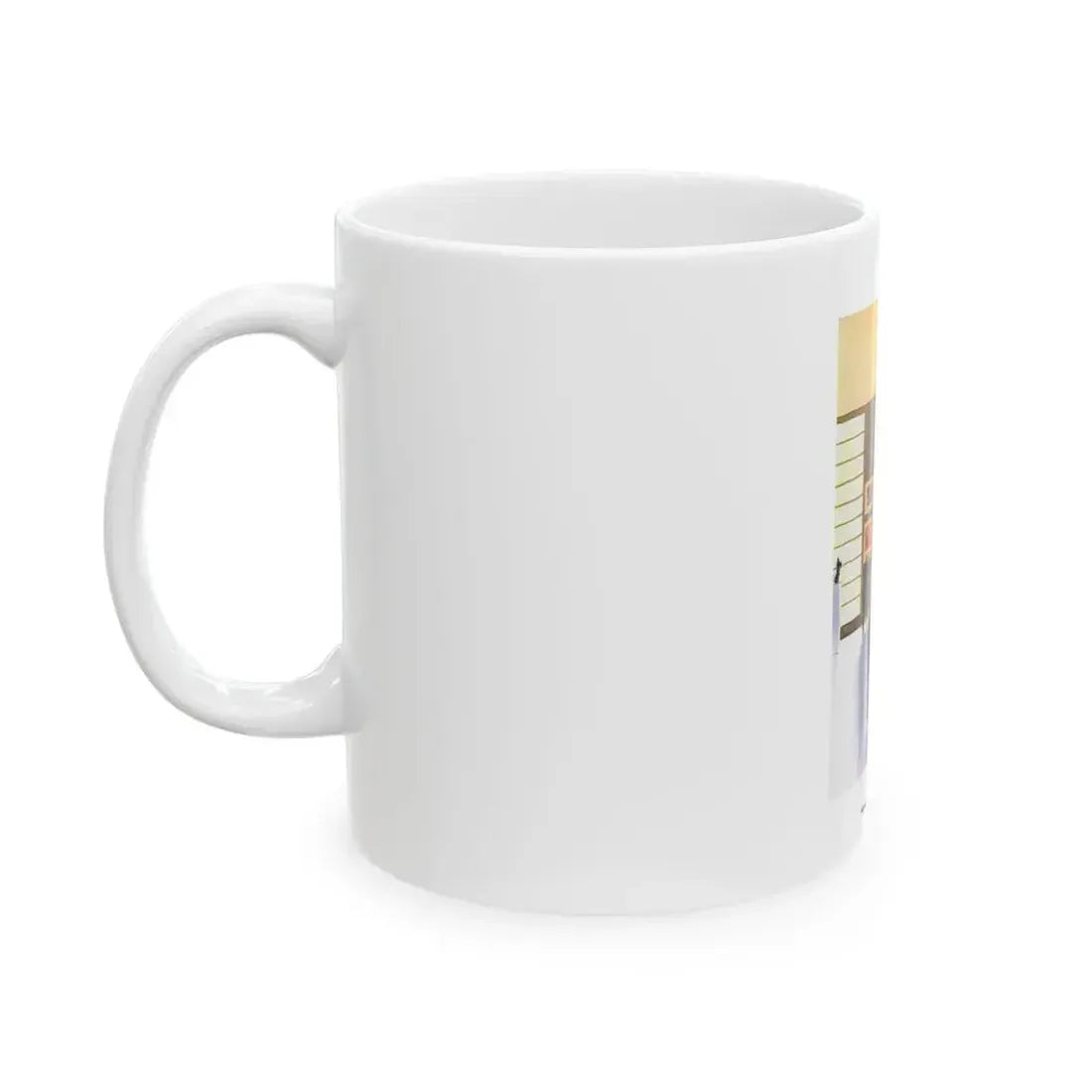Esquire Illustration, January 1934 (p. 110) - White Coffee Mug - Go Mug Yourself