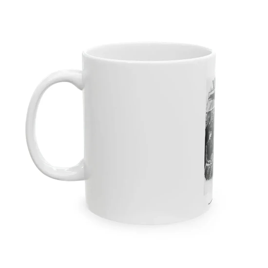Esquire Illustration, January 1934 (p. 44) - White Coffee Mug - Go Mug Yourself