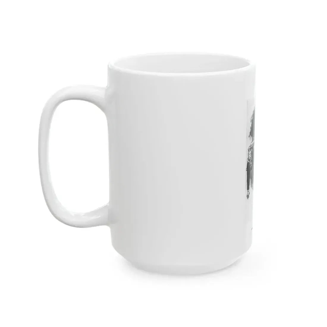 Esquire Illustration, January 1934 (p. 48) - White Coffee Mug - Go Mug Yourself