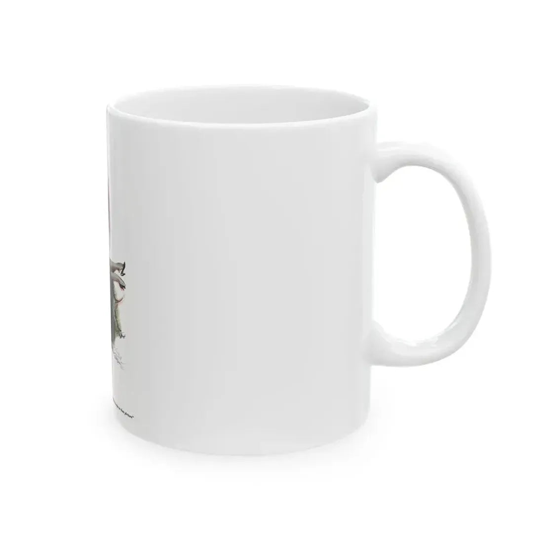 Esquire Illustration, January 1934 (p. 52) - White Coffee Mug - Go Mug Yourself
