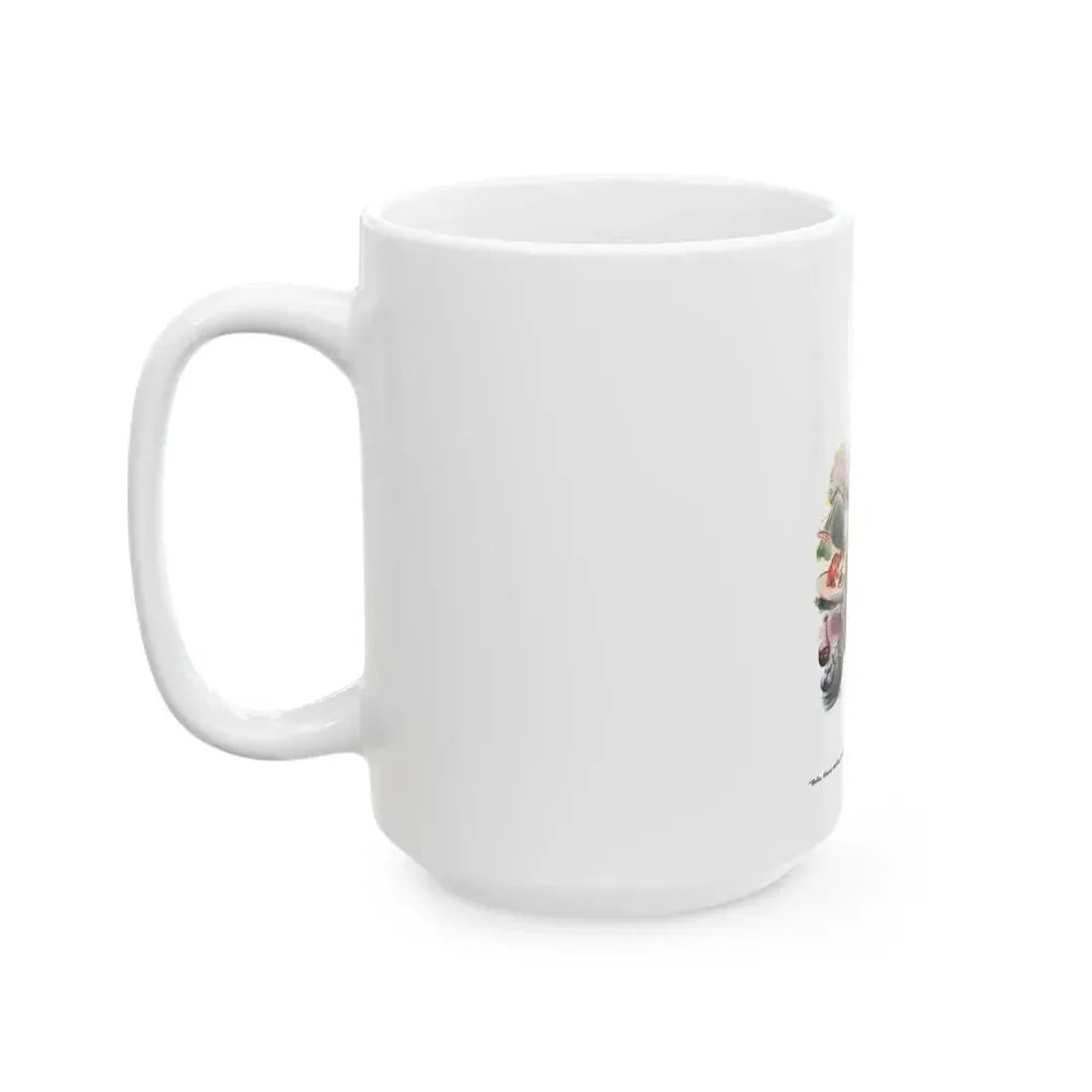 Esquire Illustration, January 1934 (p. 52) - White Coffee Mug - Go Mug Yourself