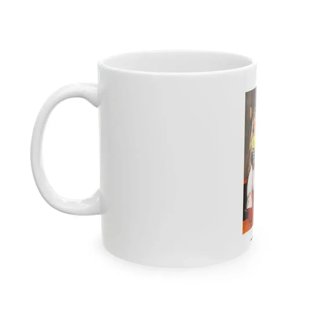Esquire Illustration, January 1934 (p. 63) - White Coffee Mug - Go Mug Yourself
