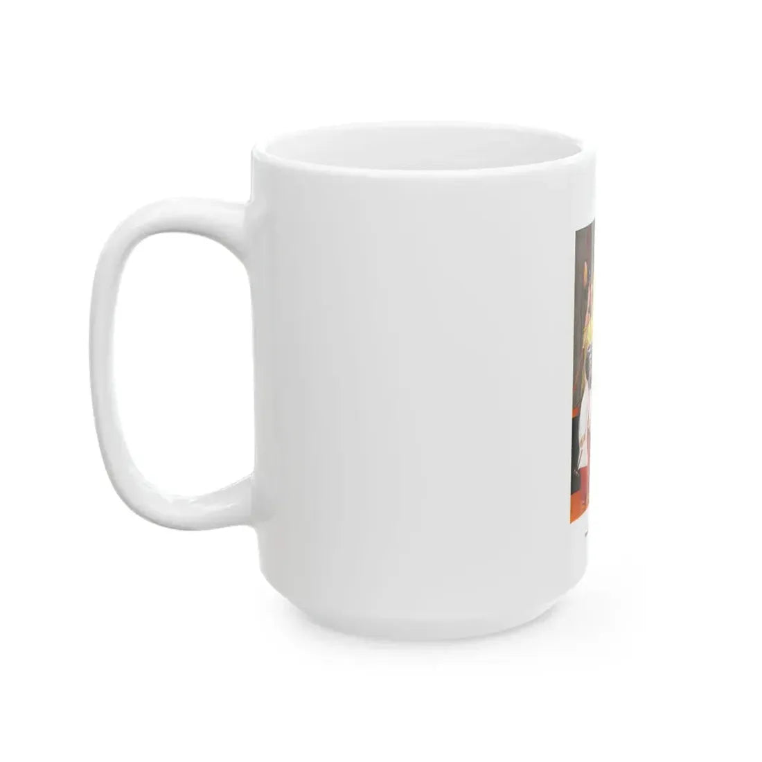 Esquire Illustration, January 1934 (p. 63) - White Coffee Mug - Go Mug Yourself