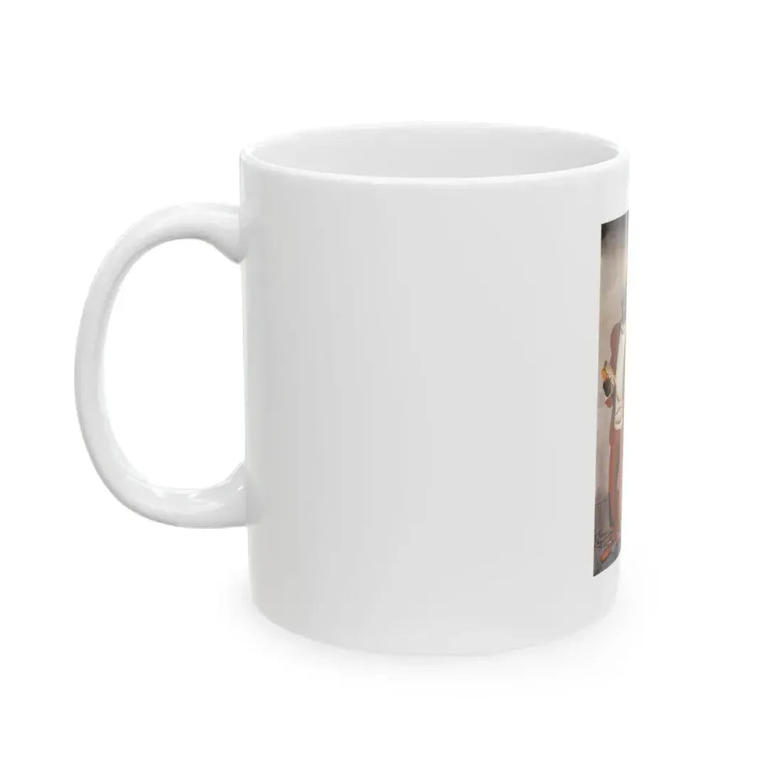 Esquire Illustration, January 1934 (p. 79) - White Coffee Mug - Go Mug Yourself