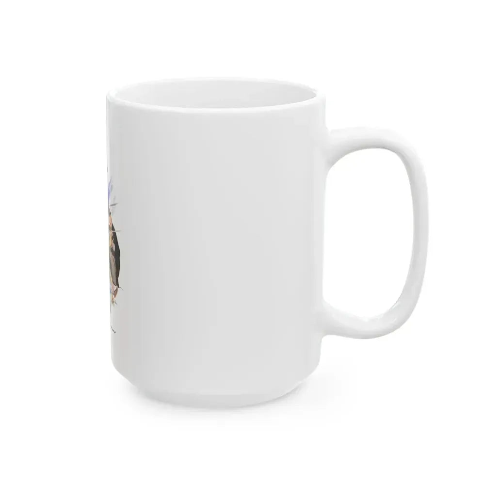 Esquire Illustration, January 1934 - White Coffee Mug - Go Mug Yourself