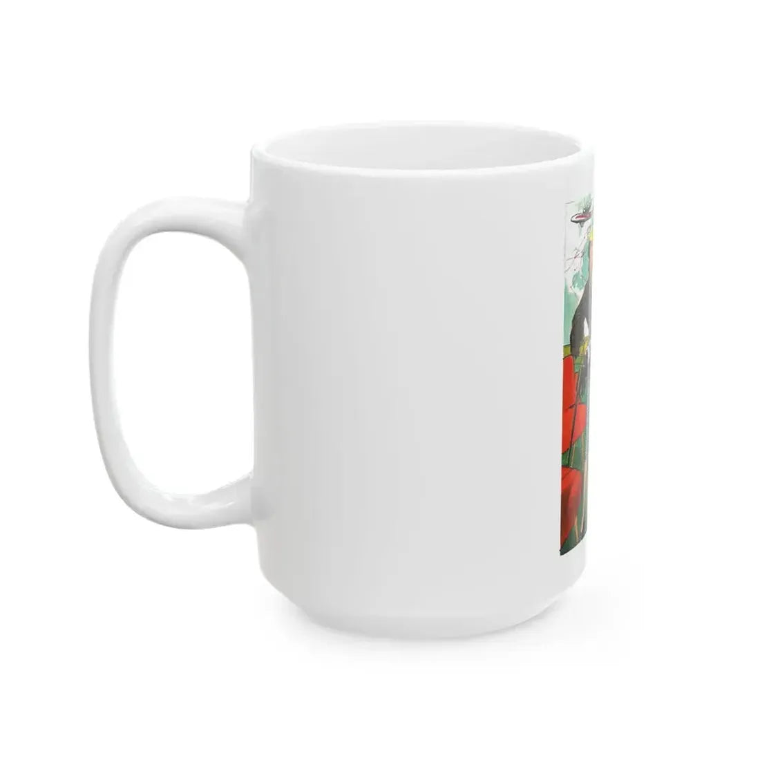 Esquire magazine cartoon illustration, 1955 (1) - White Coffee Mug - Go Mug Yourself