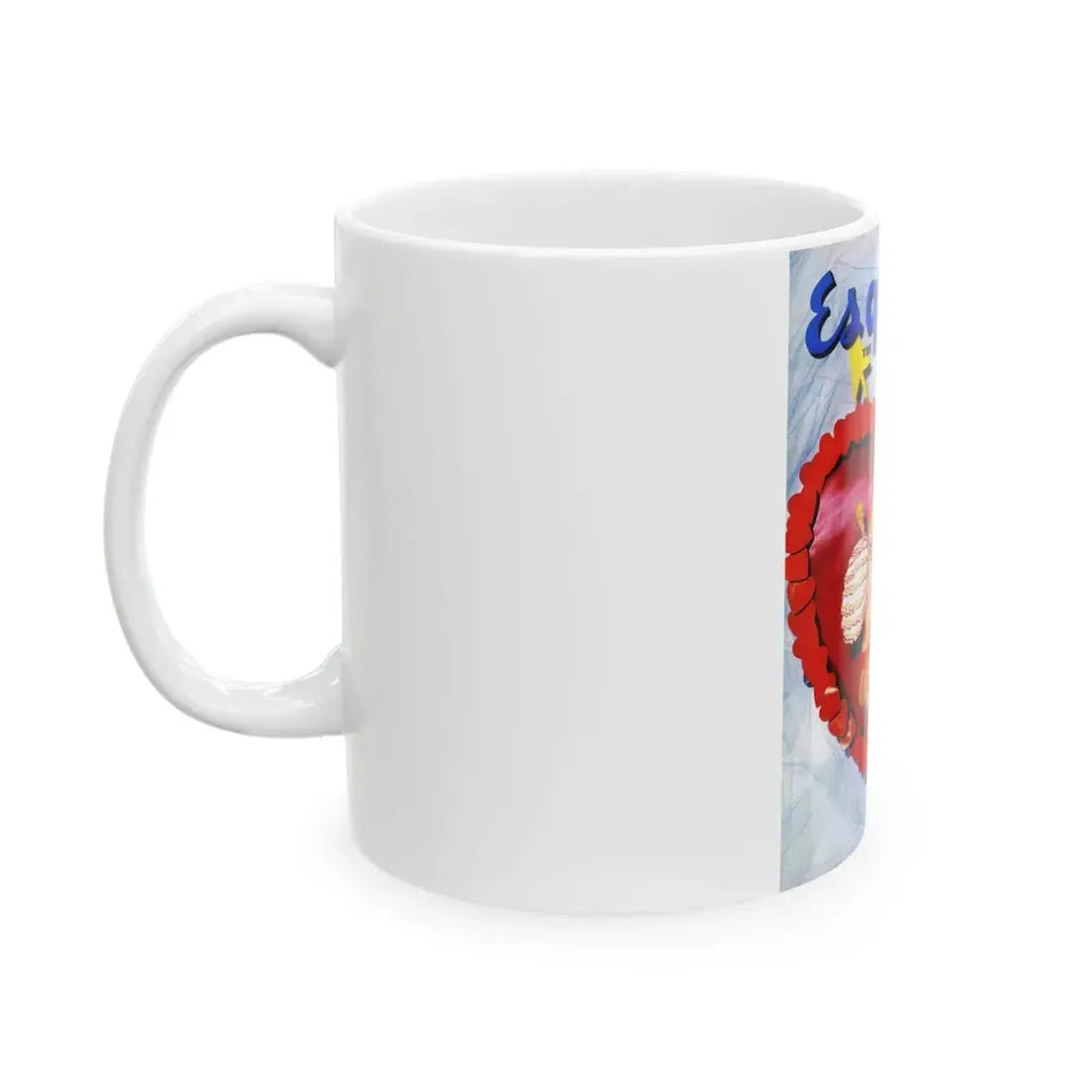 Esquire magazine cover, February 1950 - White Coffee Mug - Go Mug Yourself