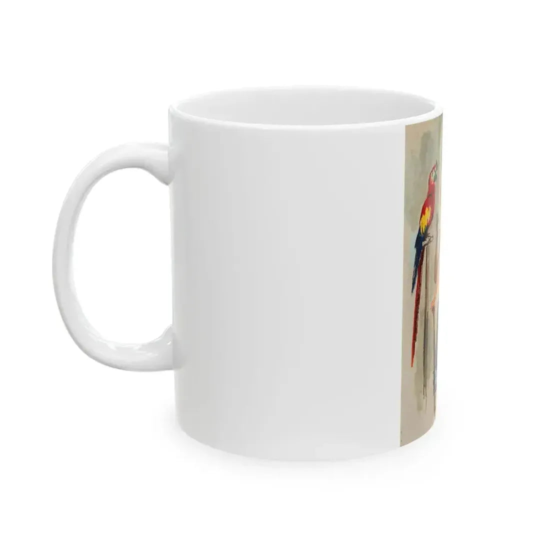 Esquire Magazine Illustration (Hearst, c. 1950s) - White Coffee Mug - Go Mug Yourself