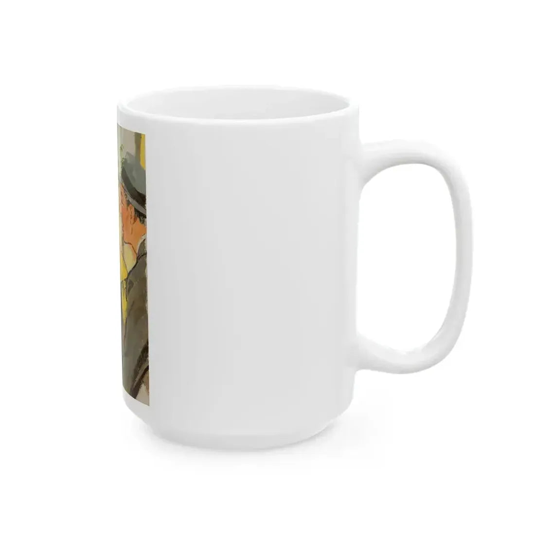 Esquire Magazine Illustration (Hearst, c. 1950s) - White Coffee Mug - Go Mug Yourself
