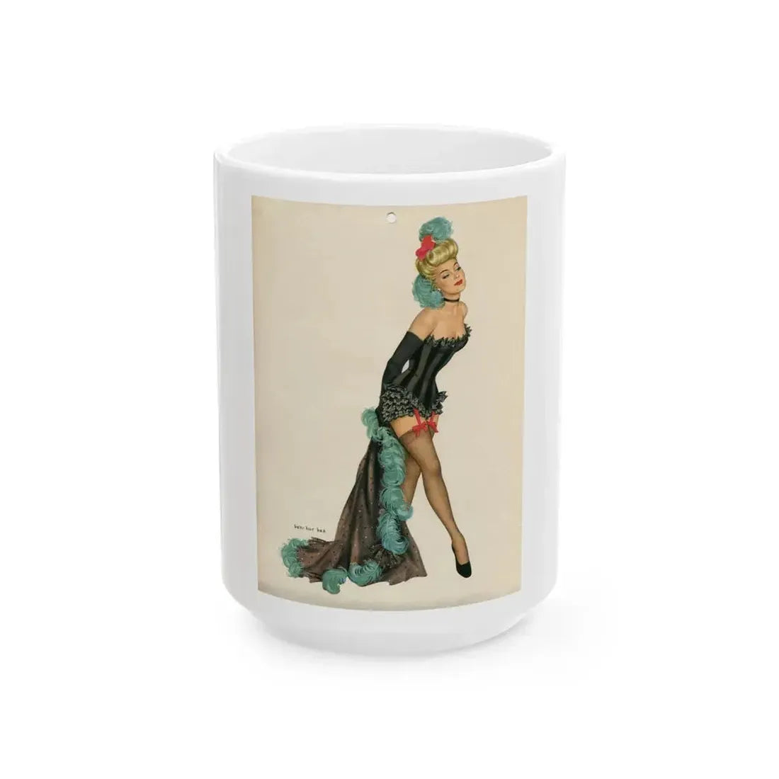 Esquire P04 Jan - White Coffee Mug 15oz - Go Mug Yourself