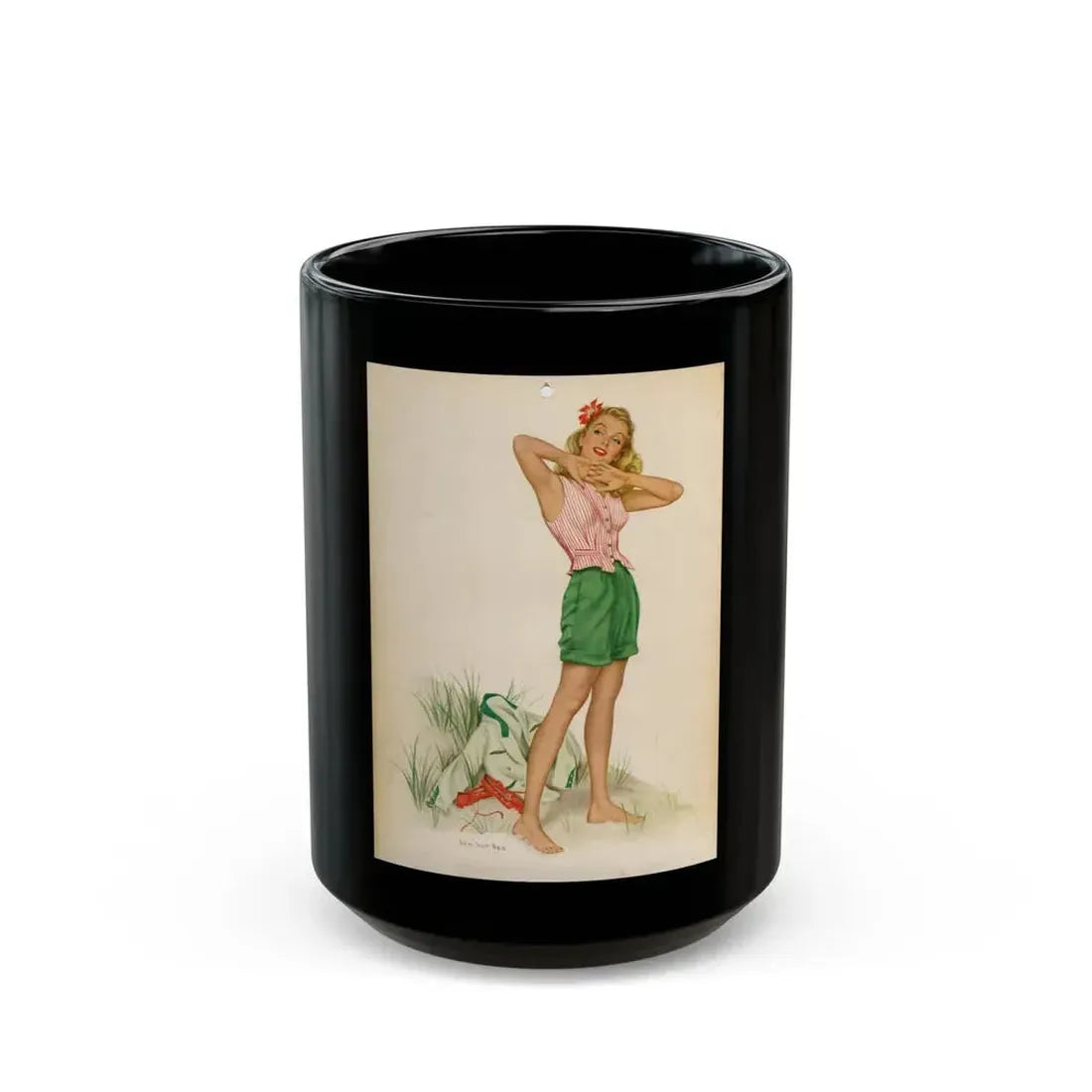 Esquire P14 Jun - Black Coffee Mug 15oz - Go Mug Yourself
