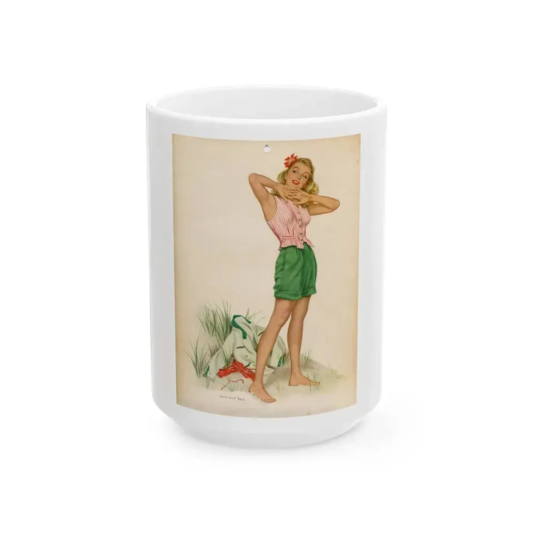 Esquire P14 Jun - White Coffee Mug 15oz - Go Mug Yourself