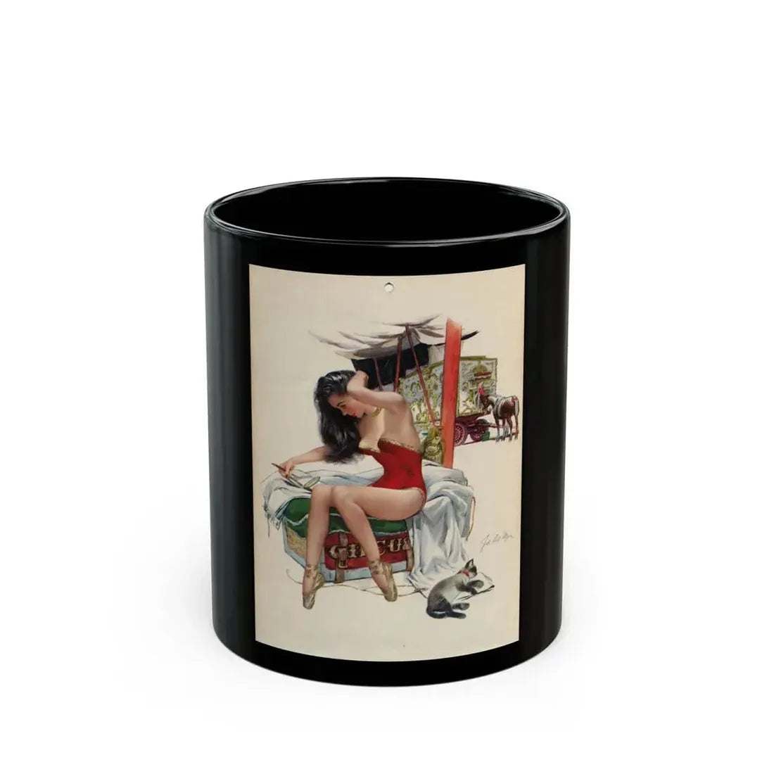 Esquire P26 Dec - Black Coffee Mug 11oz - Go Mug Yourself