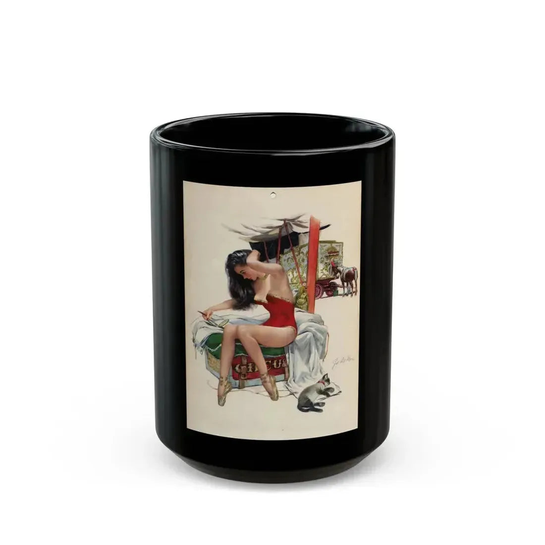 Esquire P26 Dec - Black Coffee Mug 15oz - Go Mug Yourself