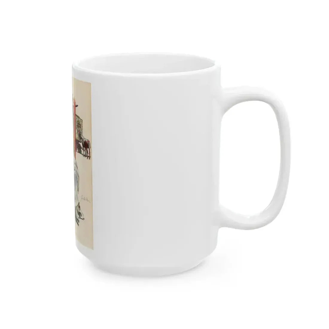 Esquire P26 Dec - White Coffee Mug - Go Mug Yourself