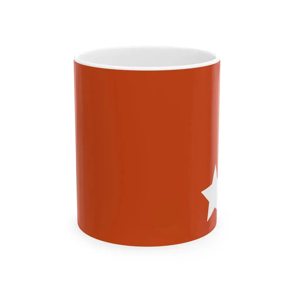Essad Pashas flag (Albania) White Coffee Mug 11oz - Go Mug Yourself