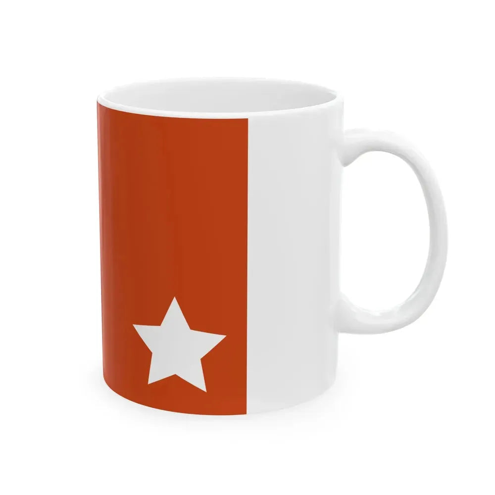 Essad Pashas flag (Albania) White Coffee Mug - Go Mug Yourself