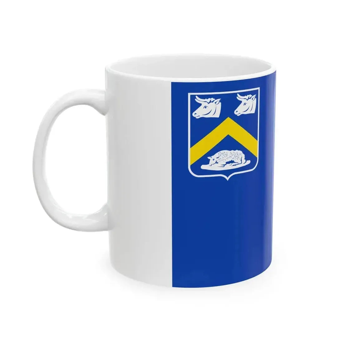 Essen B vlag (Belgium) White Coffee Mug - Go Mug Yourself