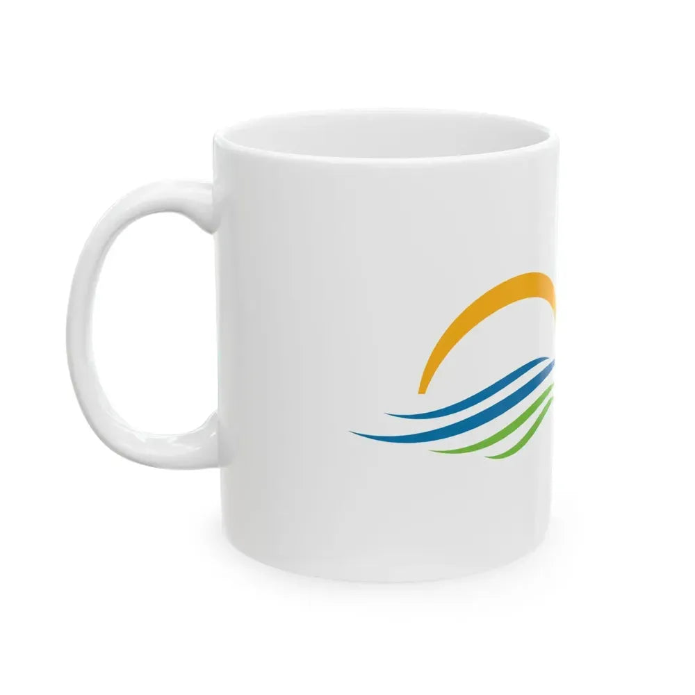 Essex County Ontario Flag 2014 - present (Canada) White Coffee Mug - Go Mug Yourself
