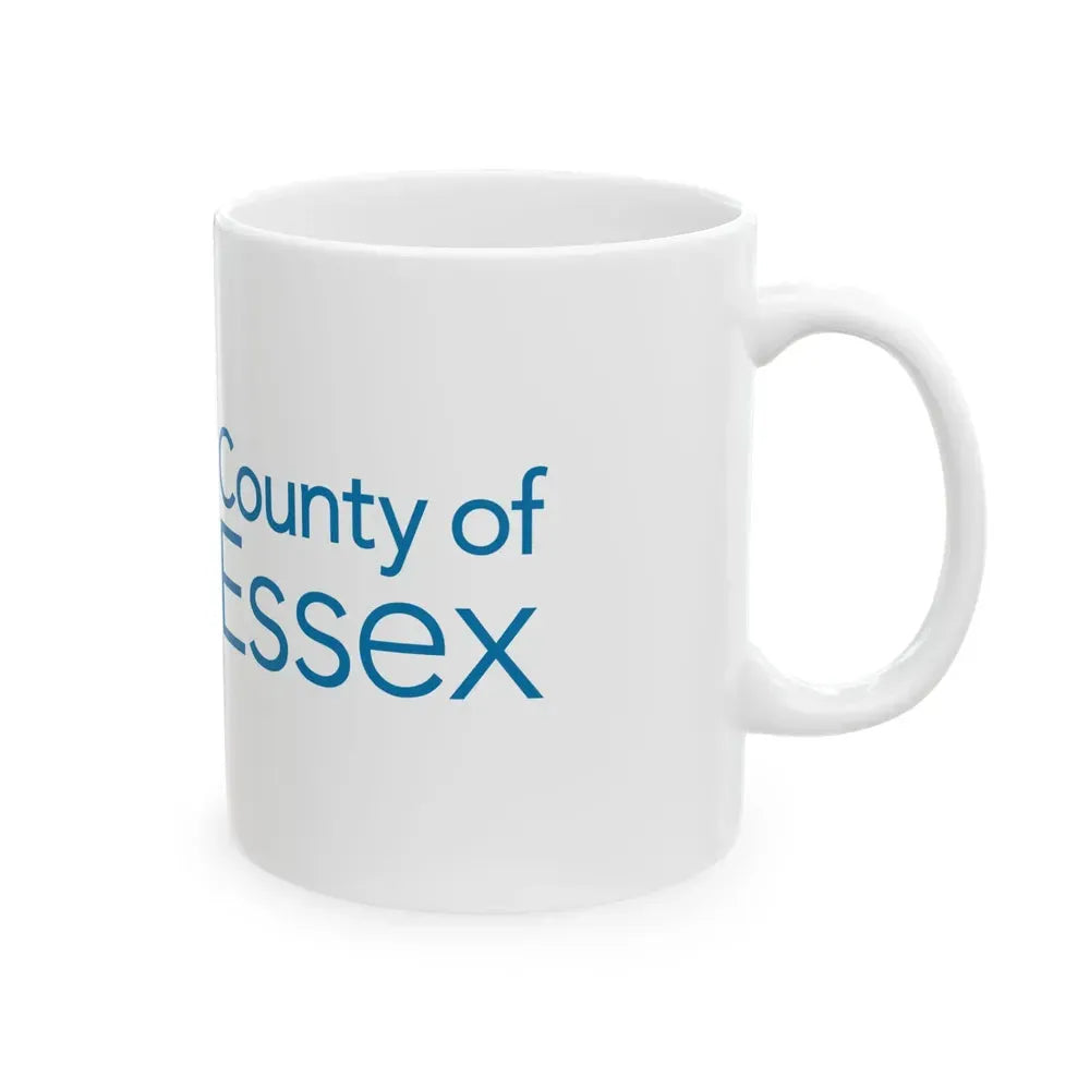 Essex County Ontario Flag 2014 - present (Canada) White Coffee Mug - Go Mug Yourself