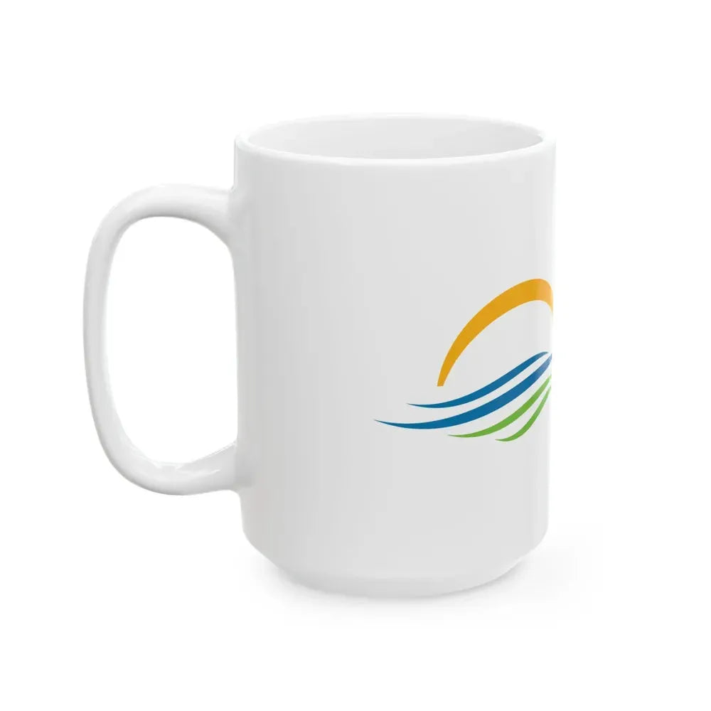 Essex County Ontario Flag 2014 - present (Canada) White Coffee Mug - Go Mug Yourself
