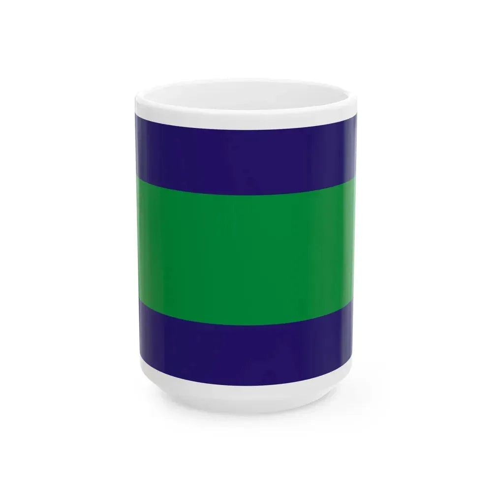 EST Vinni vald flag (Estonia) White Coffee Mug 15oz - Go Mug Yourself