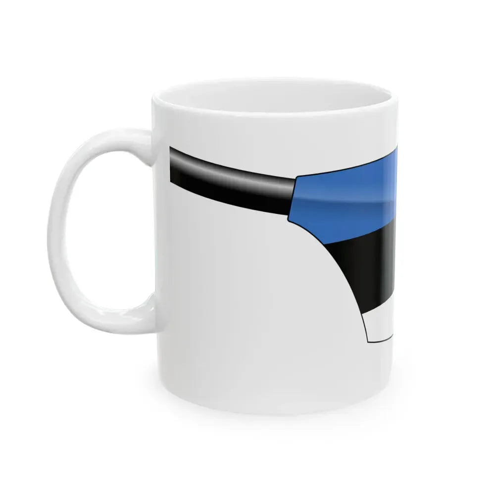 Estonia Rowing Blade (Estonia) White Coffee Mug - Go Mug Yourself