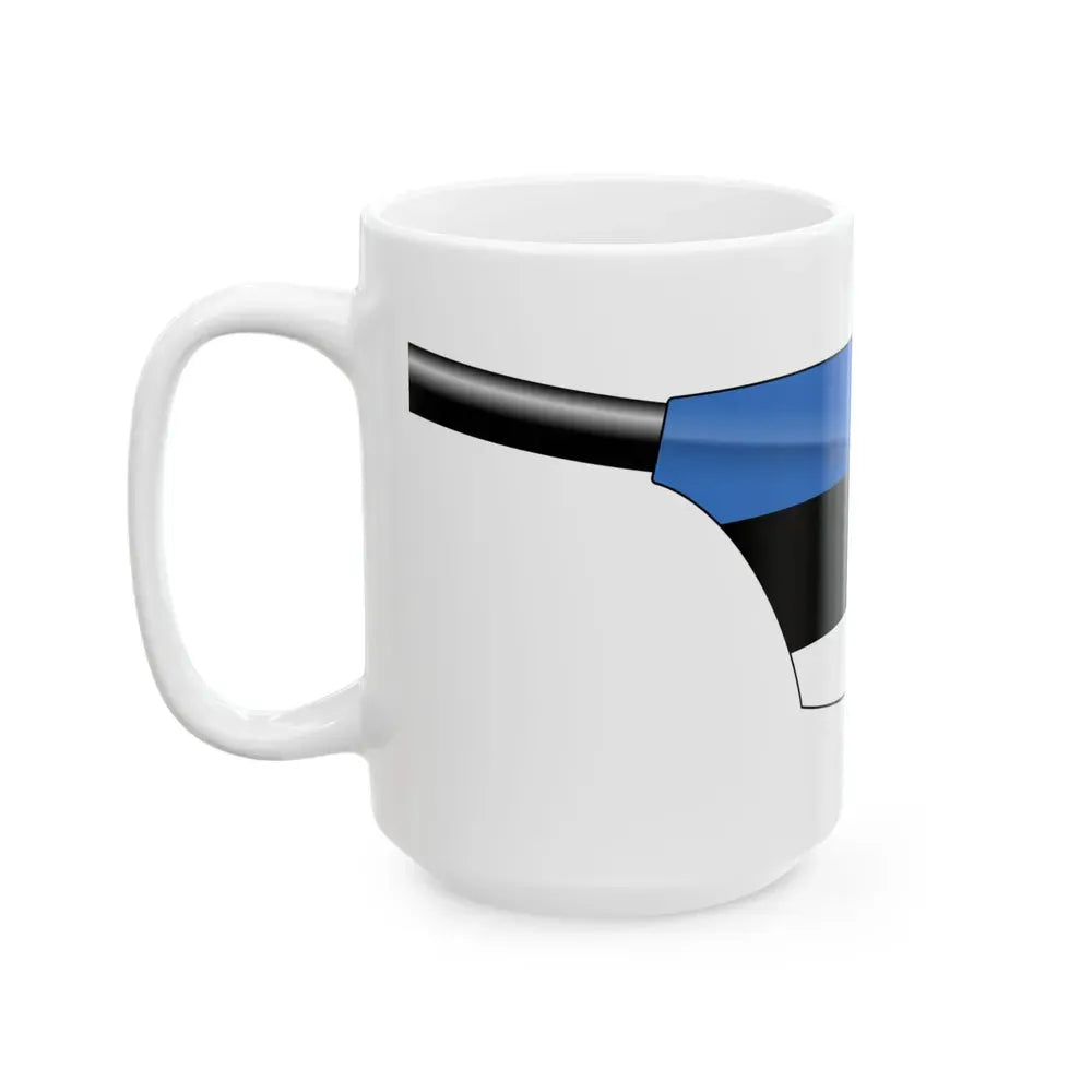 Estonia Rowing Blade (Estonia) White Coffee Mug - Go Mug Yourself