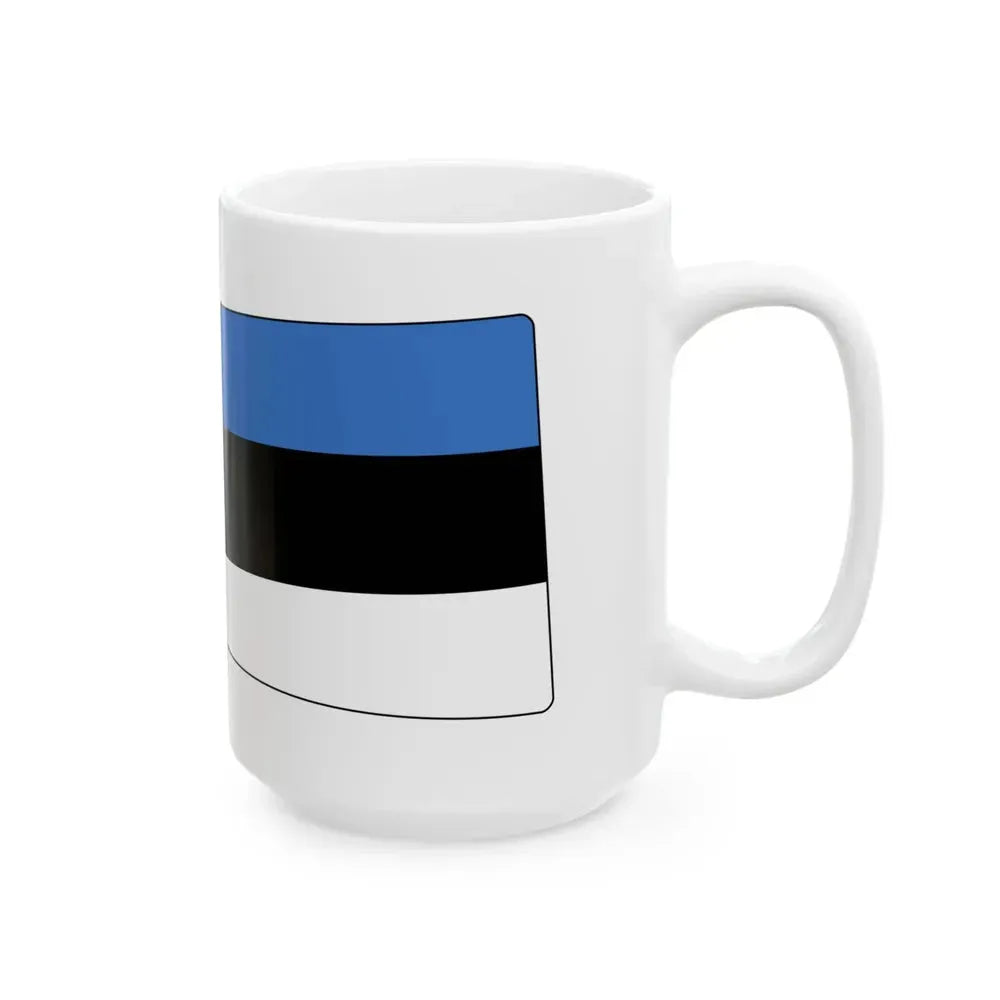 Estonia Rowing Blade (Estonia) White Coffee Mug - Go Mug Yourself