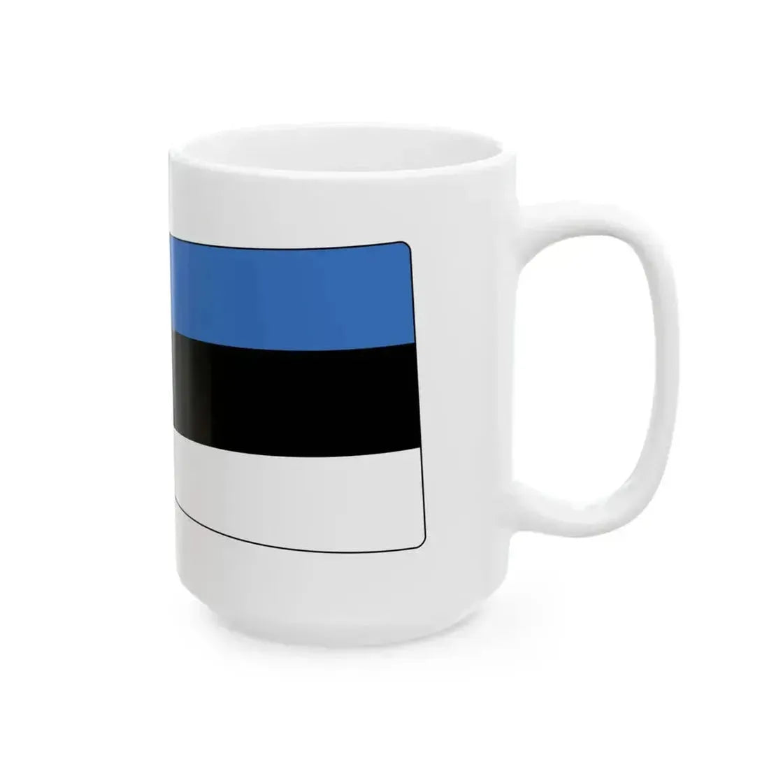 Estonia Rowing Blade (Estonia) White Coffee Mug - Go Mug Yourself