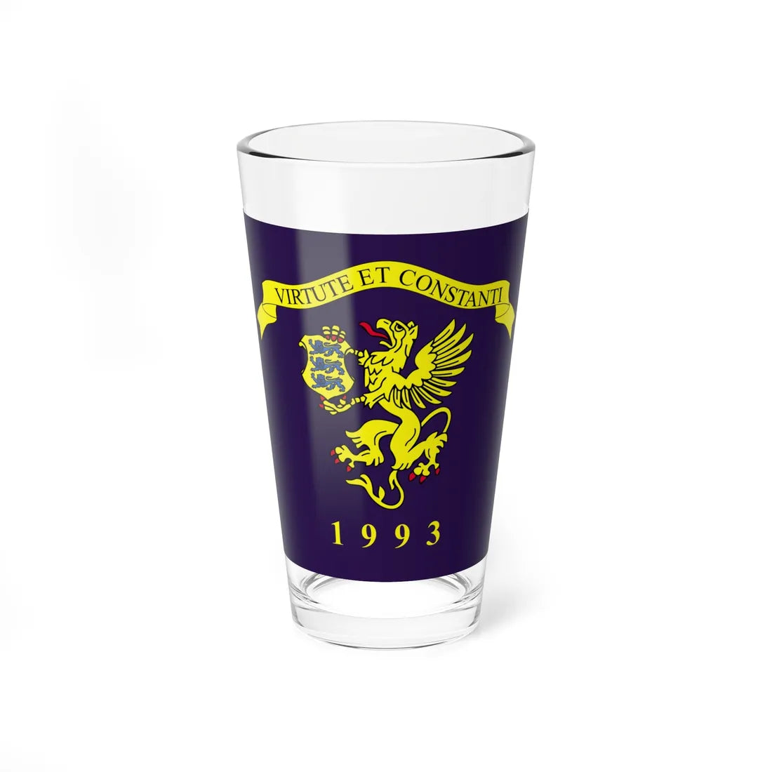 Estonian Security Police flag (Estonia) Pint Glass 16oz 16oz - Go Mug Yourself