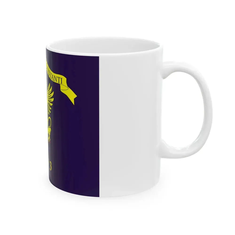 Estonian Security Police flag (Estonia) White Coffee Mug - Go Mug Yourself