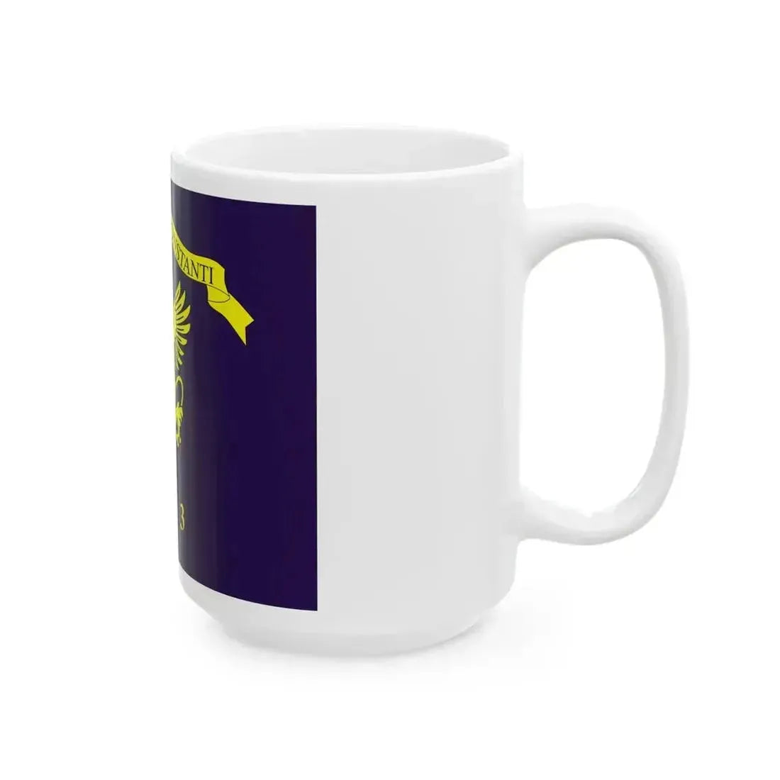 Estonian Security Police flag (Estonia) White Coffee Mug - Go Mug Yourself
