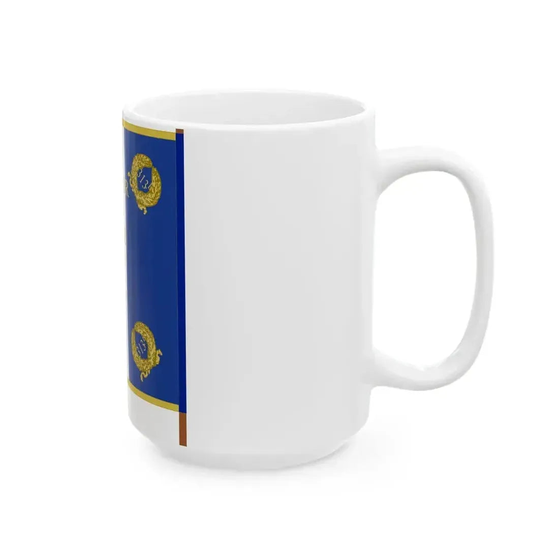 Etendard 313e regiment dartillerie (France) White Coffee Mug - Go Mug Yourself