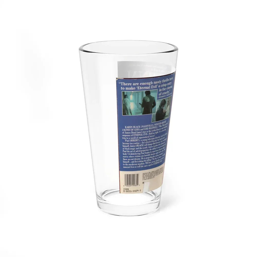 ETERNAL EVIL (VHS COVER) Pint Glass 16oz - Go Mug Yourself