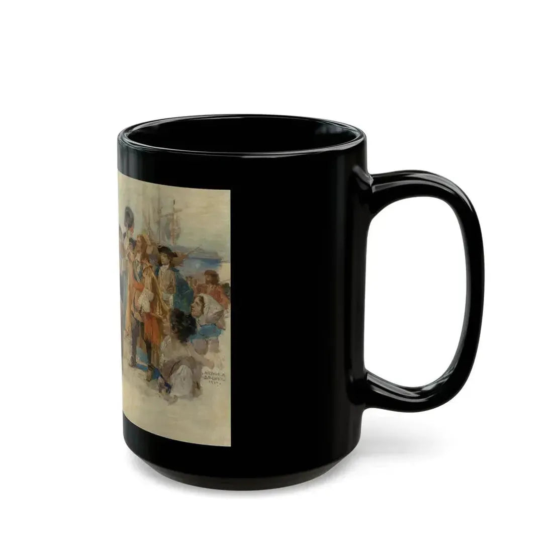 Ethan Allen, 1927 - Black Coffee Mug - Go Mug Yourself