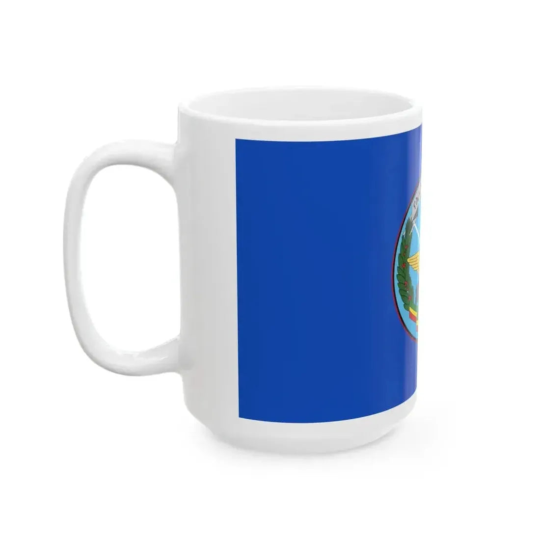 Ethiopian Air Force flag (Ethiopia) White Coffee Mug - Go Mug Yourself