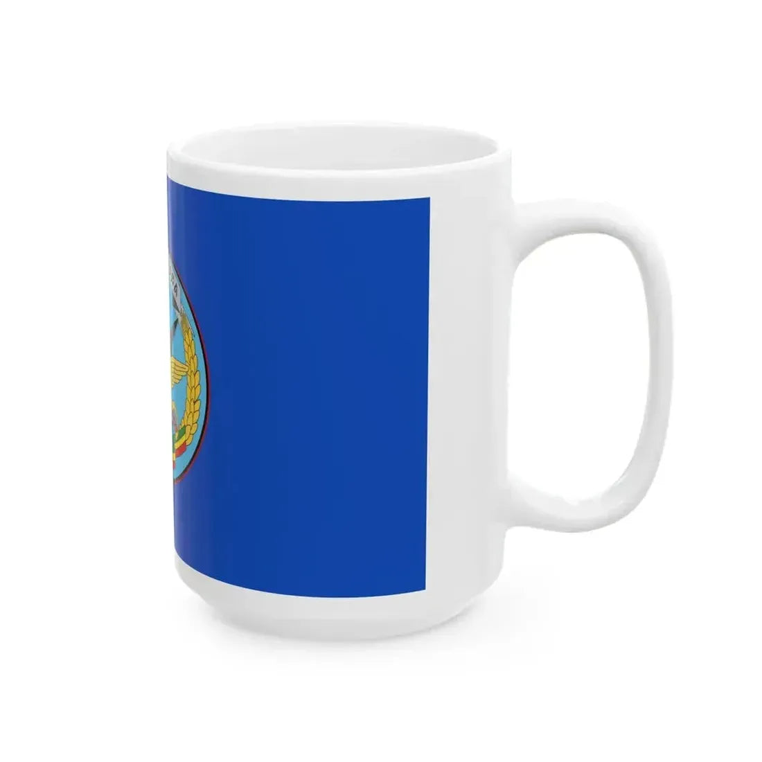 Ethiopian Air Force flag (Ethiopia) White Coffee Mug - Go Mug Yourself