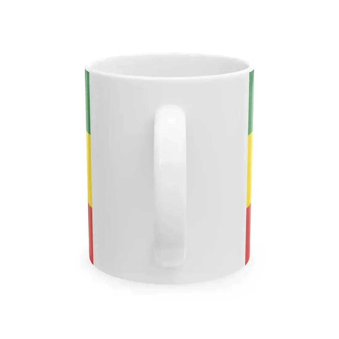 Ethiopian imperial standard of Haile Selassie I obverse (Ethiopia) White Coffee Mug - Go Mug Yourself