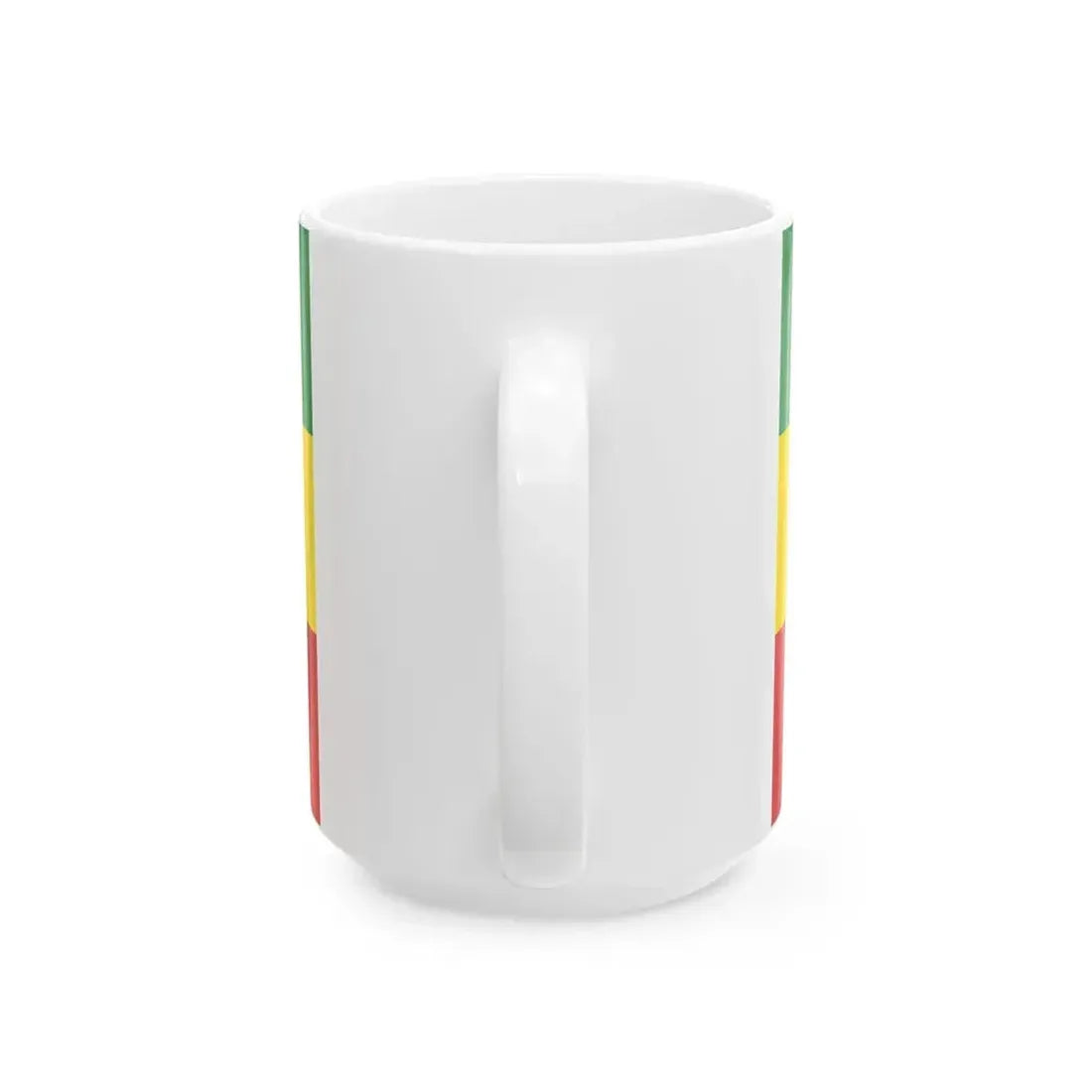 Ethiopian imperial standard of Haile Selassie I reverse (Ethiopia) White Coffee Mug - Go Mug Yourself